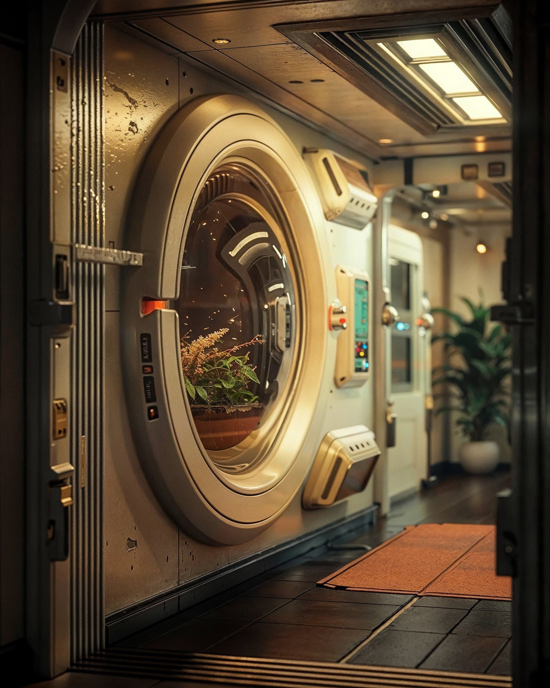 Growth tube — sci-fi environment