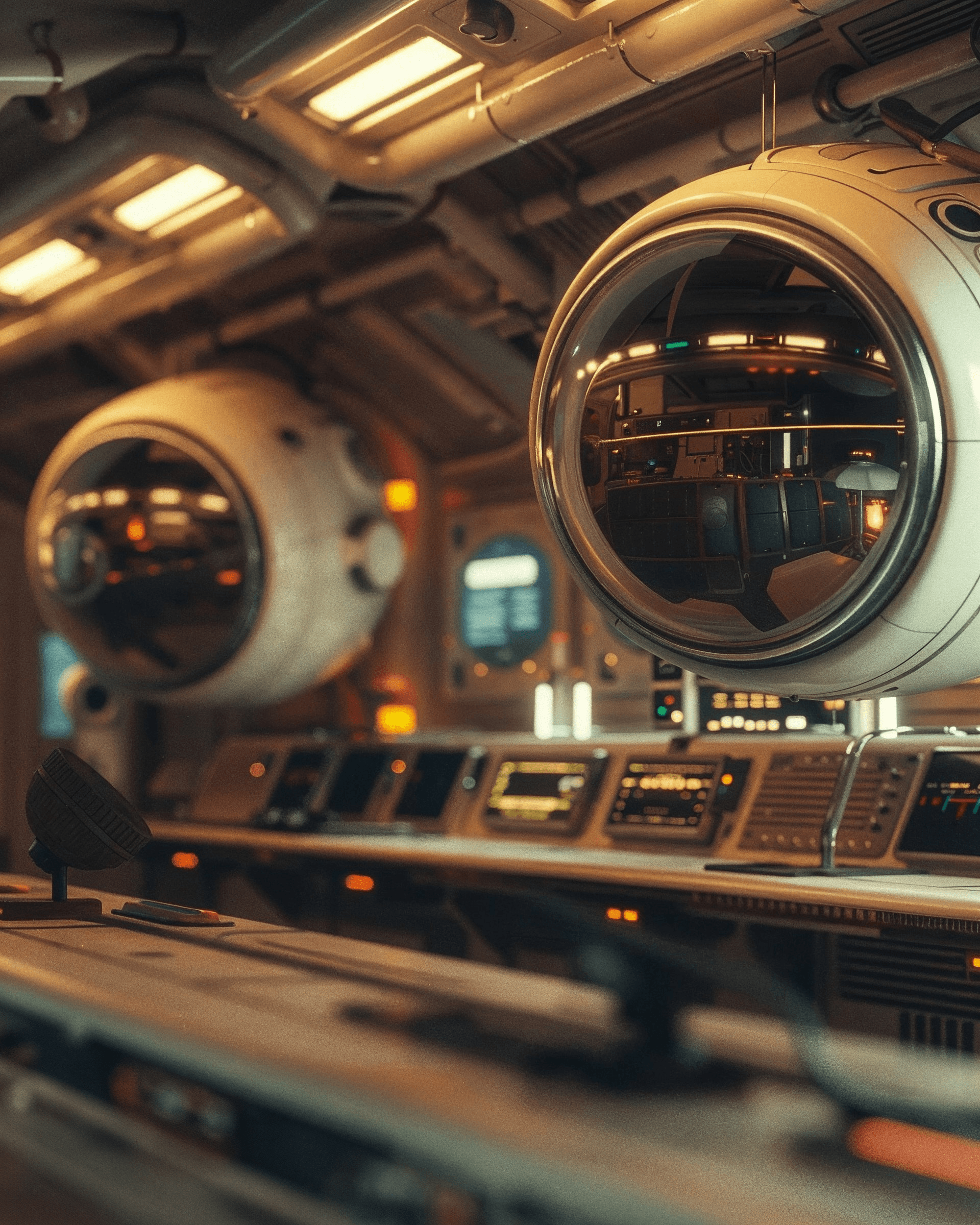 Watch station interior render